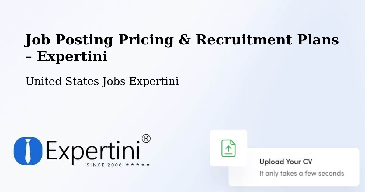 Job Posting Pricing & Recruitment Plans – Live Oak - Live Oak, United States Jobs Expertini